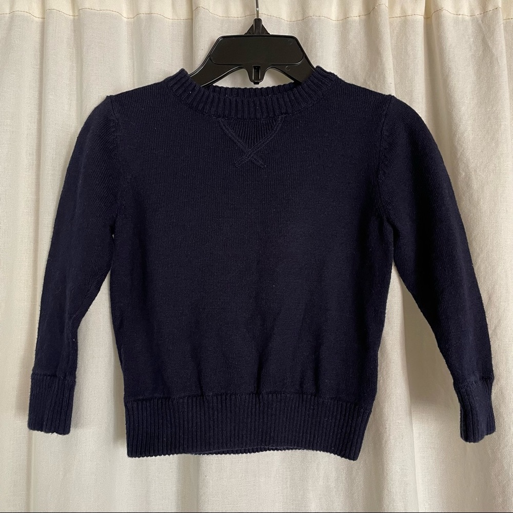Baby Gap navy long sleeve sweater size 18-24 months